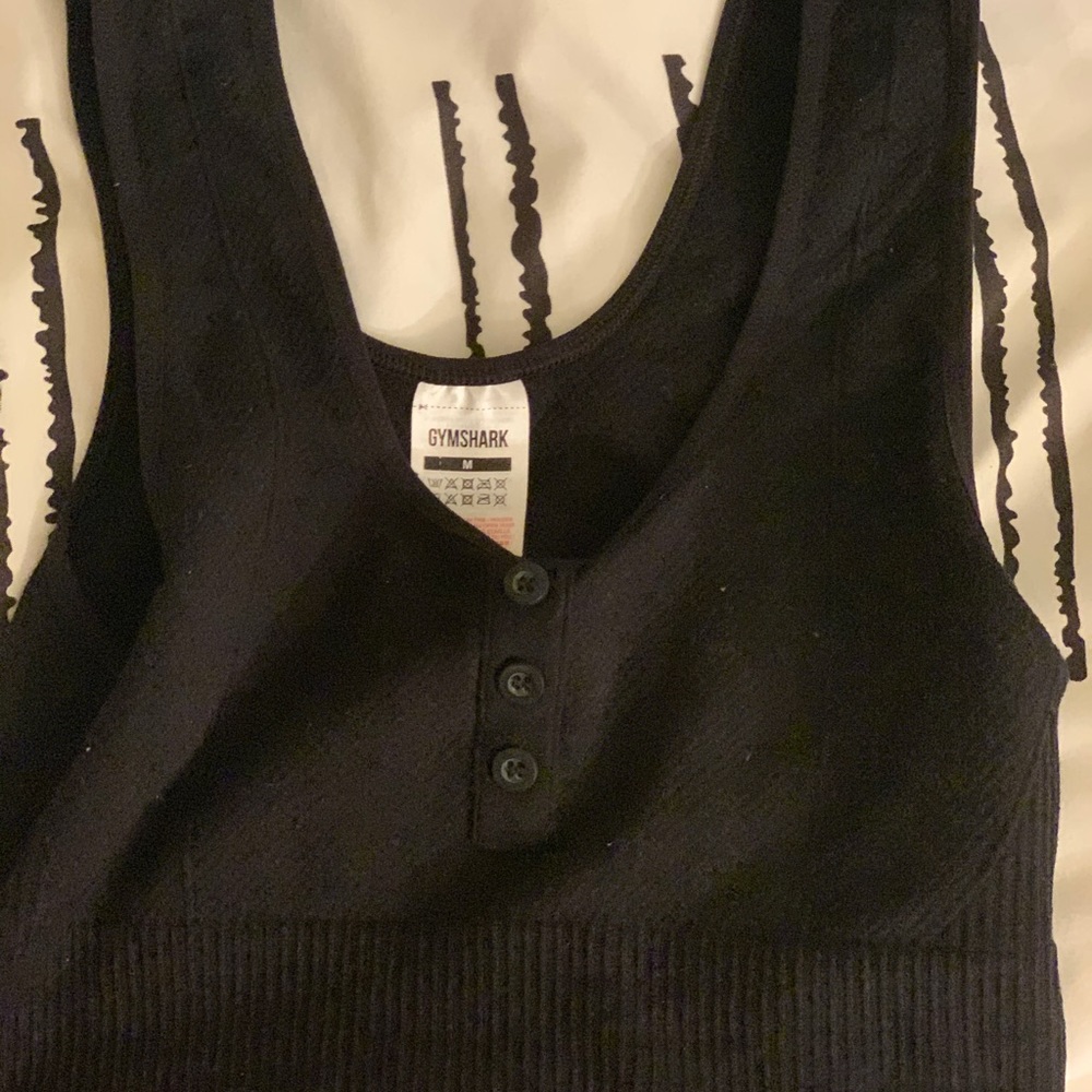 Gymshark Power down crop bralette - Black